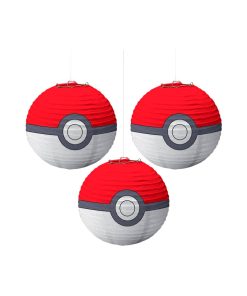 Pokemon Set de 3 faroles Pokeball