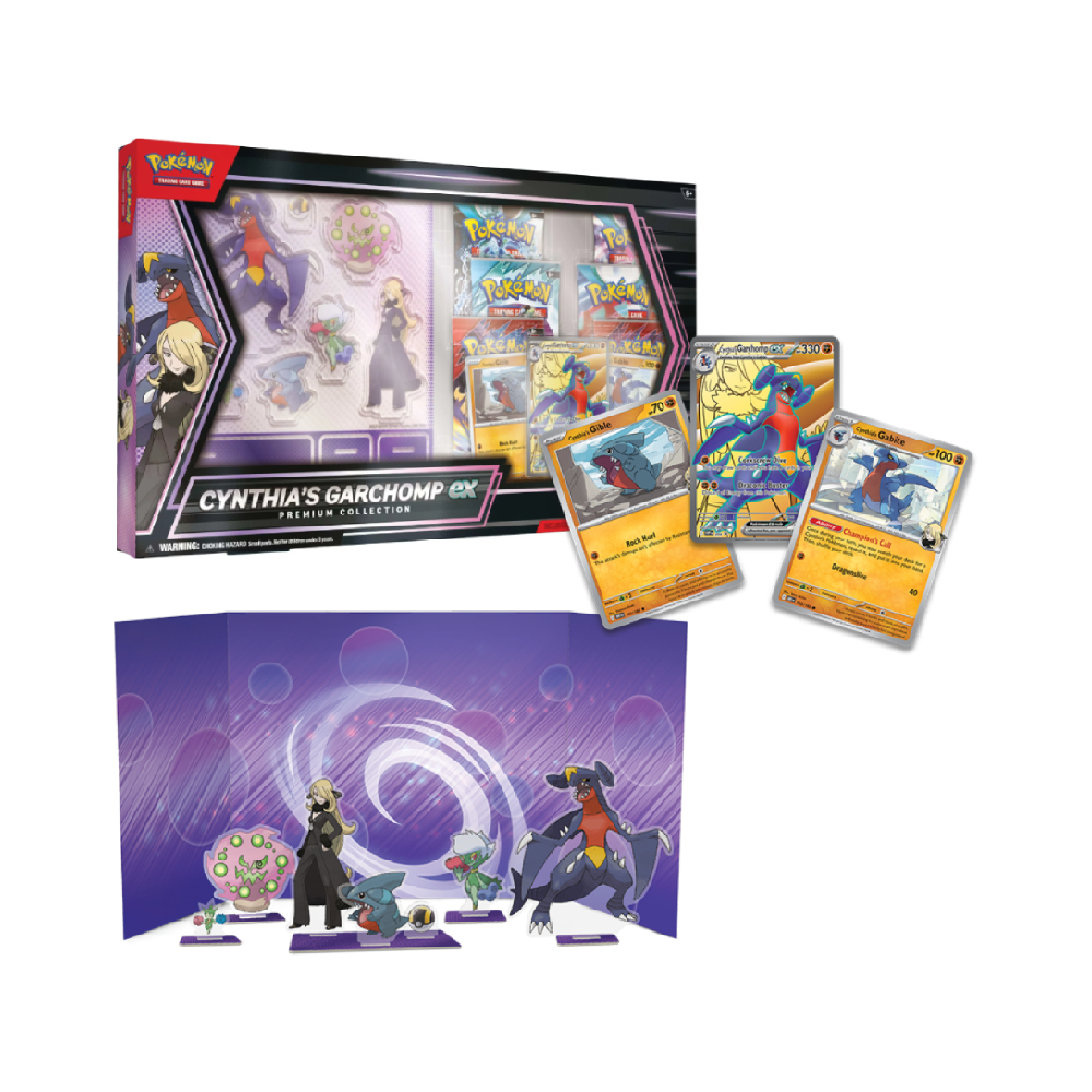 Pokemon TCG Cynthia Garchomp EX Premium Collection Ingles