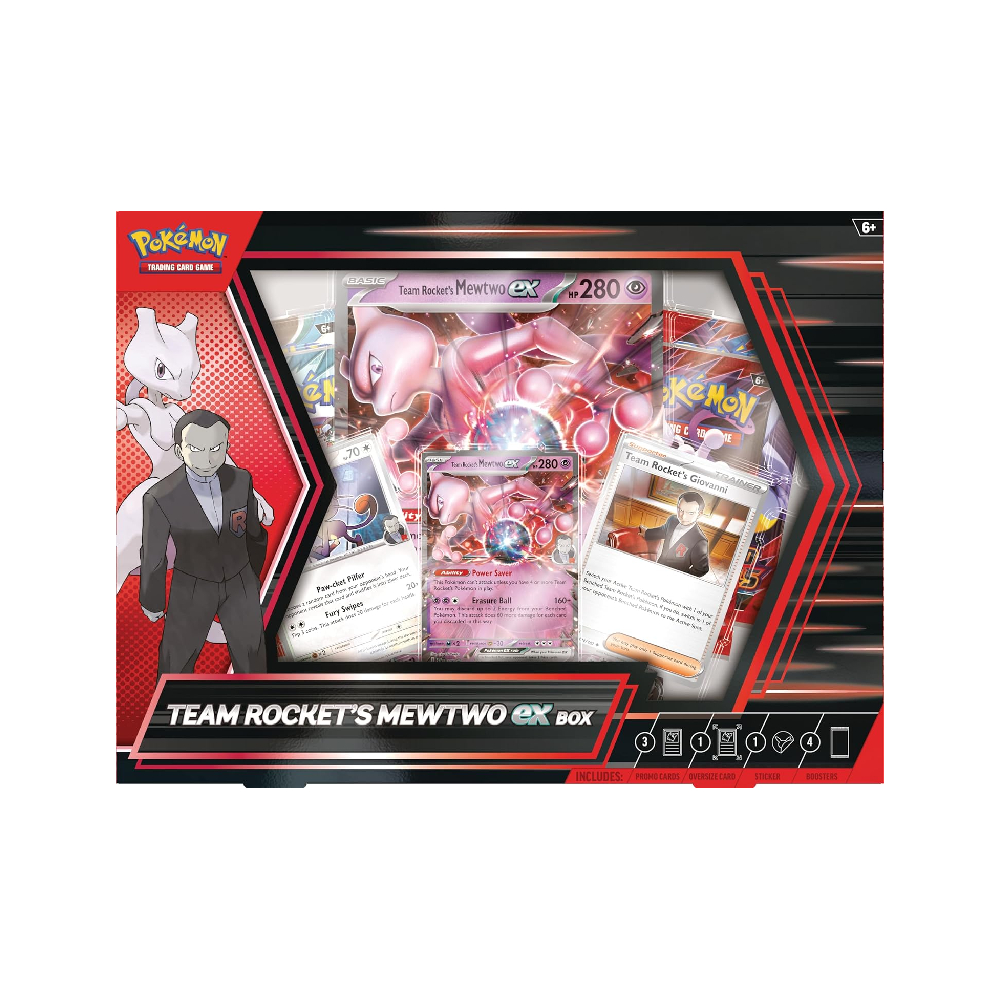 Pokemon TCG Team Rocket Mewtwo EX Box Ingles - Imagen 3