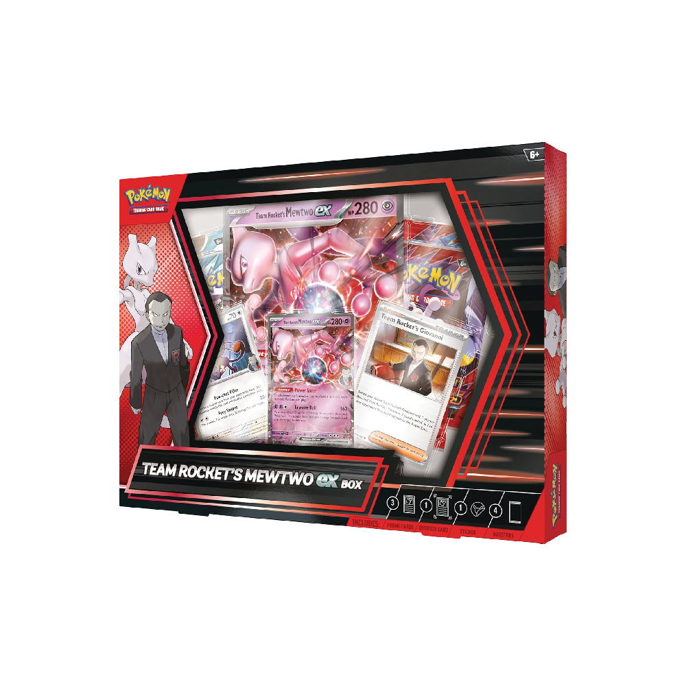 Pokemon TCG Team Rocket Mewtwo EX Box Ingles - Imagen 4