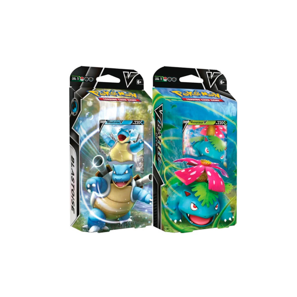 Pokemon Deck Set Blastoise y Venusaur Ingles - Imagen 5