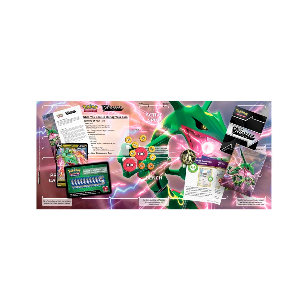 Pokemon TCG Deck Rayquaza V Ingles - Imagen 5