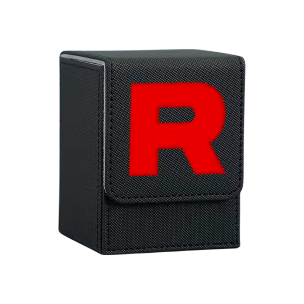 Caja de Almacenamiento de Cartas Team Rocket