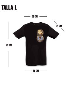 Alternative view of Pokemon Center Polo Solgaleo Lunala Adulto Talla L
