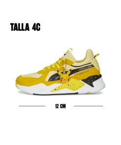 Alternative view of Pokemon Puma Zapatilla Pikachu Niños Talla US 4C