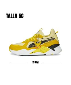 Alternative view of Pokemon Puma Zapatilla Pikachu Niños Talla US 5C
