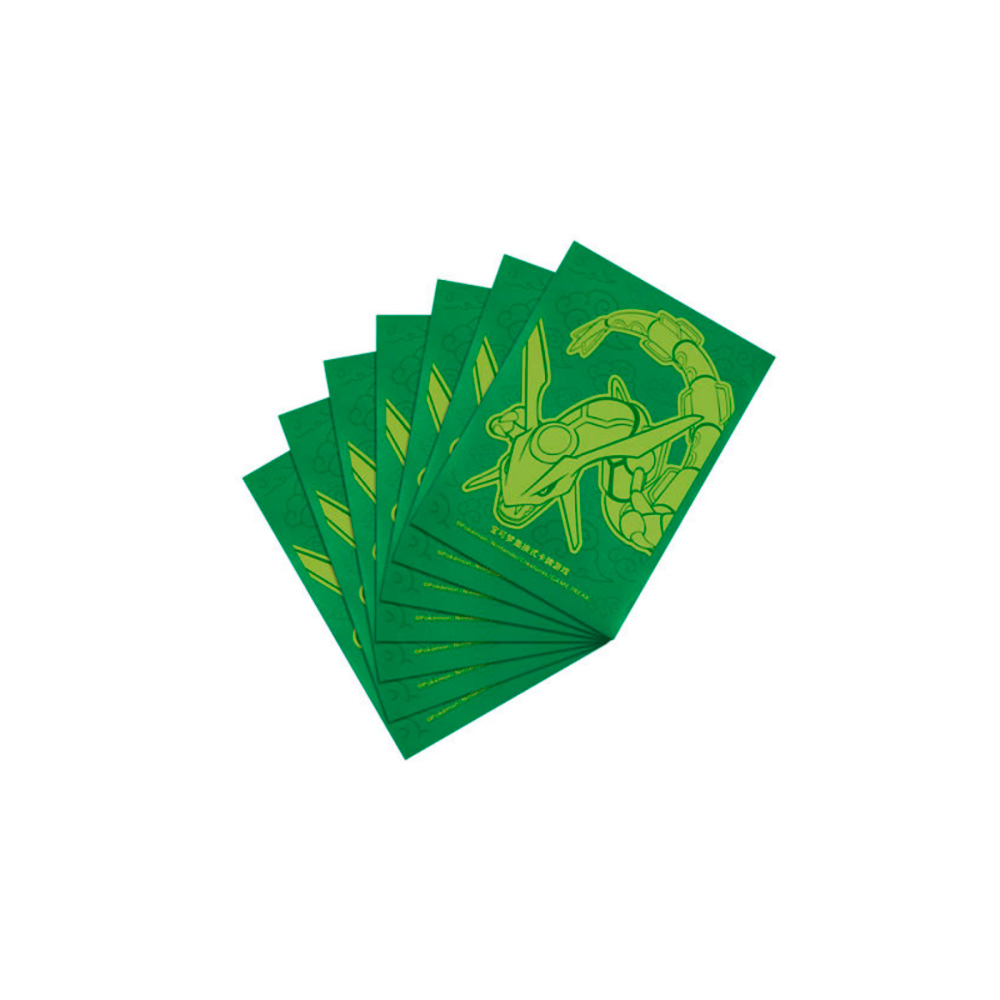 Pokemon TCG Asia Exclusivos Sobres con Fundas Rayquaza - Imagen 5