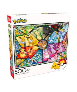 Pokemon Rompecabeza 500 Piezas Eevee Set Evolutivo Ex