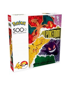 Pokemon Rompecabeza 500 Piezas Gengar Charizard Pikachu