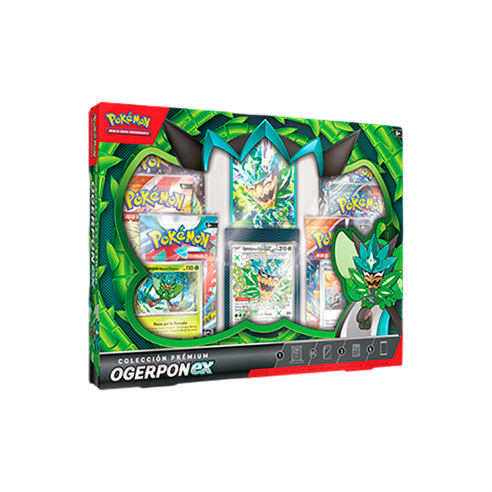 Pokemon TCG Ogerpon Ex Premium Collection Español
