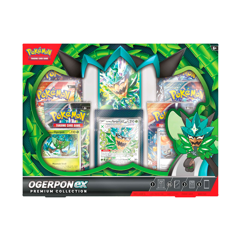 Pokemon TCG Ogerpon Ex Premium Collection Español - Imagen 2