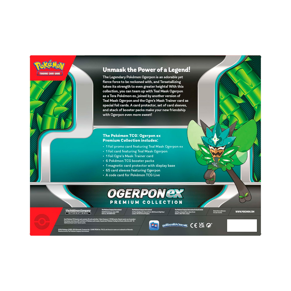 Pokemon TCG Ogerpon Ex Premium Collection Español - Imagen 4