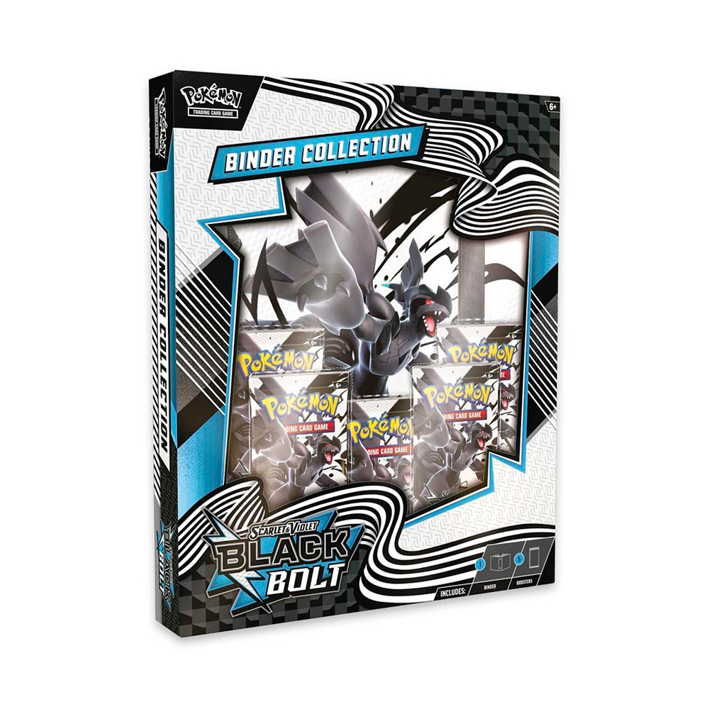 Pokemon TCG SV Black Bolt Binder Collection Ingles
