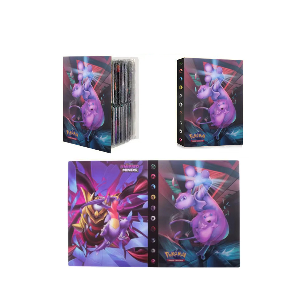 Folder 4 Bolsillos 240 Cartas Giratina vs Mewtwo - Imagen 2