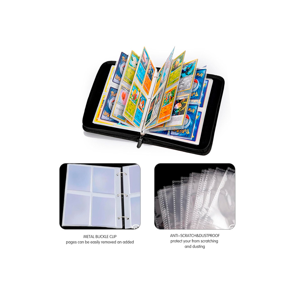 Folder 4 Pocket Para 400 Cartas Charizard X - Imagen 3
