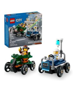 LEGO City Airplane vs Hospital Bed Race Car Pack Toy 60459