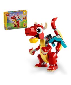 LEGO Creator 3 in 1 Red Dragon Toy Animal 31145