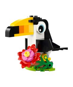 Alternative view of LEGO Creator 3 in 1 Tropical Toucan Transforms 30688