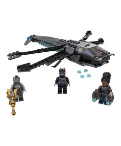 Alternative view of LEGO Marvel Black Panther Dragon Flyer Building Kit 76186