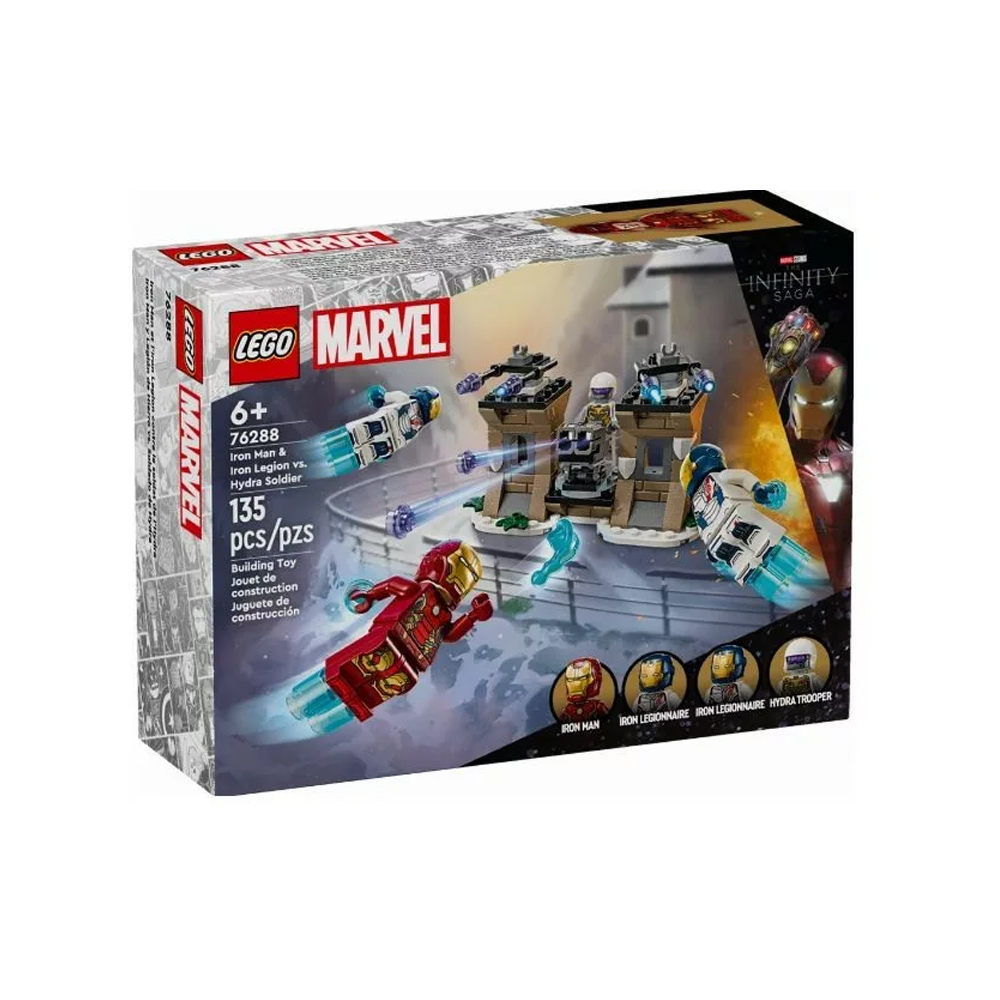 LEGO Marvel Iron Legion vs Hydra Soldier Building Set 76288 DETALLES - Imagen 3