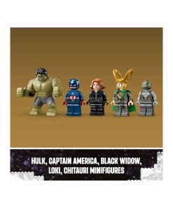 Alternative view of LEGO Marvel The Avengers vs The Leviathan Superhero 76290