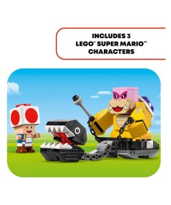 Alternative view of LEGO Super Mario Battle with Roy at Peachs Castle 71435
