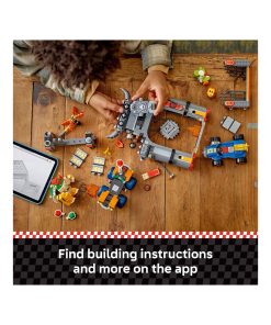 Alternative view of LEGO Super Mario Mario Kart Bowsers Castle 72039