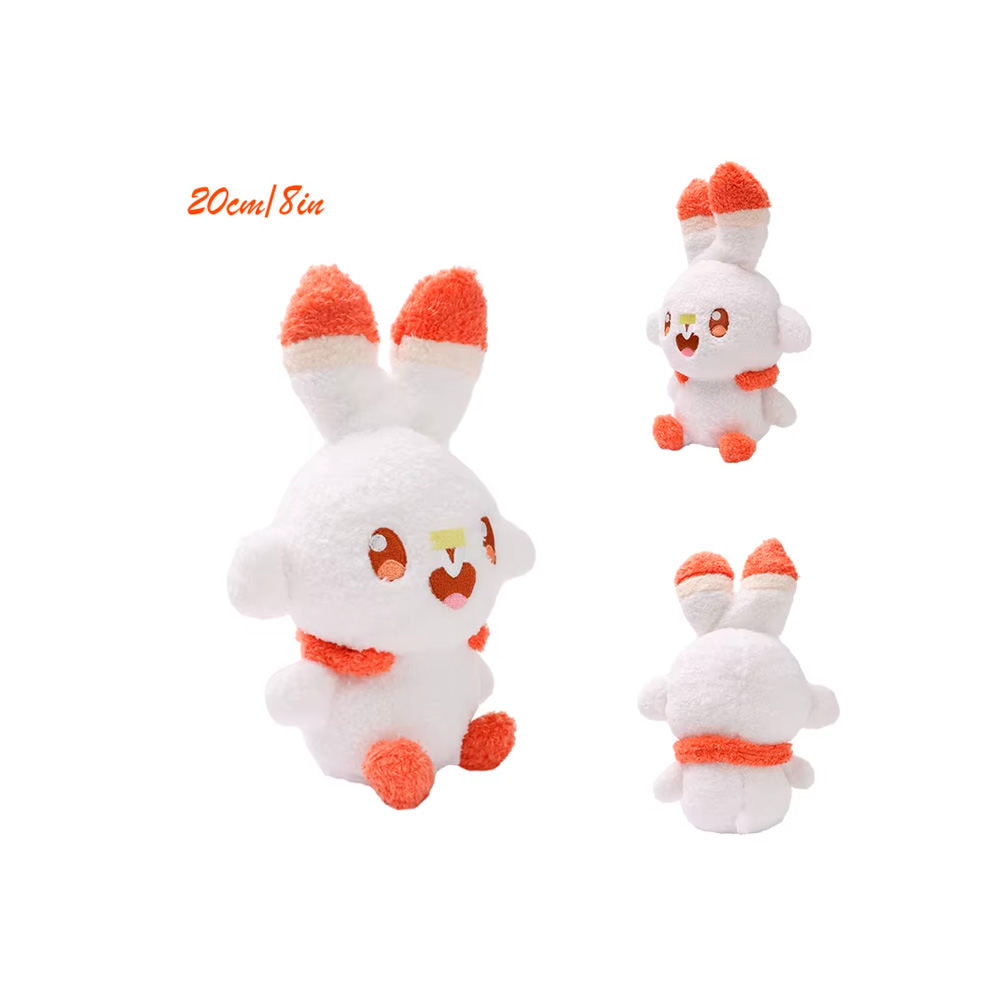 Peluche PKMN Scorbunny Kawaii 20 cm - Imagen 5