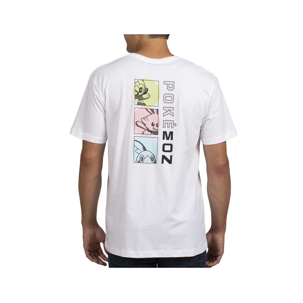 Pokemon Center Polo Blanco Galar First Partner Talla XL