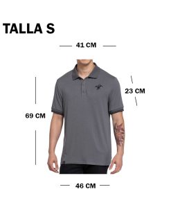 Alternative view of Pokemon Center Polo Classics Charizard Gray Talla S