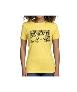 Pokemon Center Polo Pikachu Siluetas Amarillo Talla L