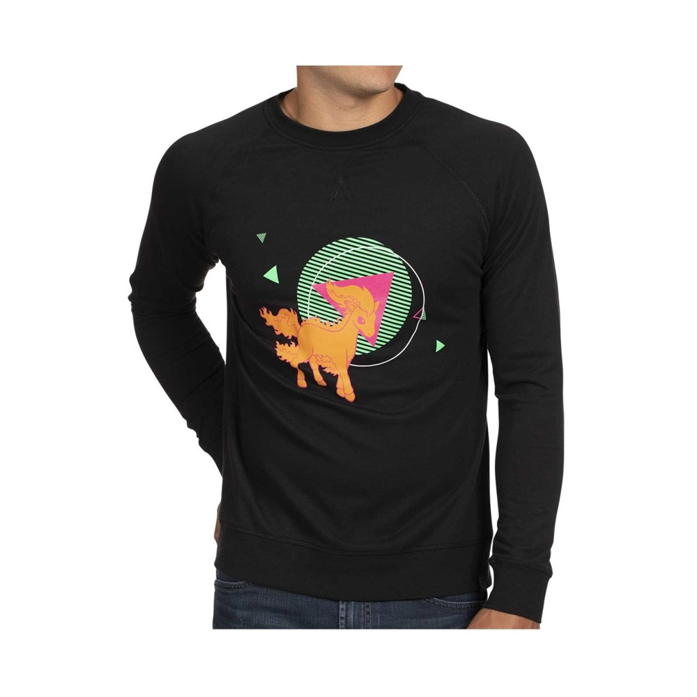 Pokemon Center Sudadera Ponyta Black Talla XL