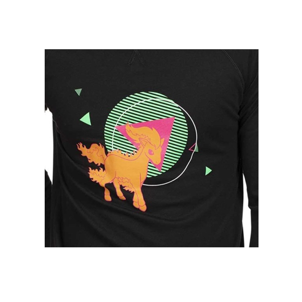Pokemon Center Sudadera Ponyta Black Talla XL - Imagen 5