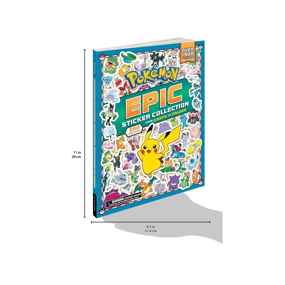 Pokemon Epic Sticker 3rd Edition From Kanto to Paldea - Imagen 2