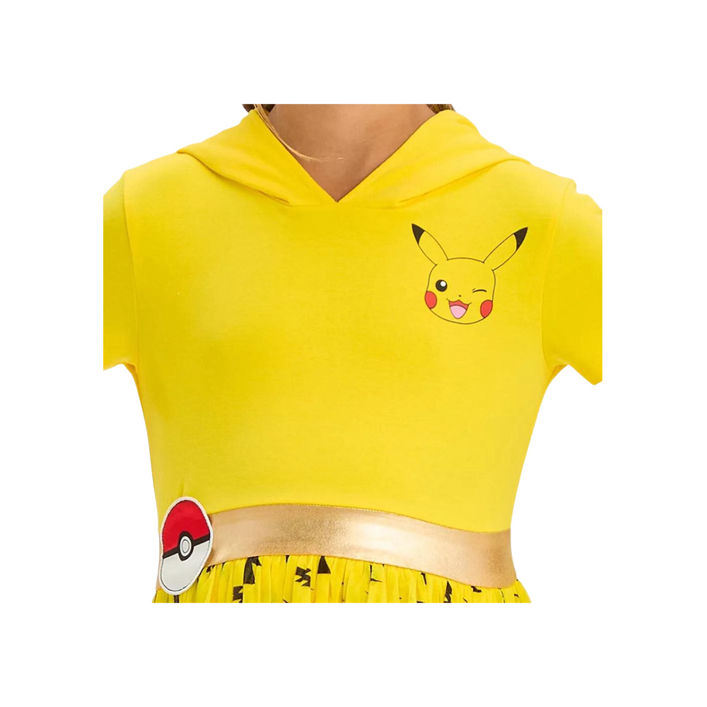 Pokemon Pikachu Niña Disfraz Talla 7 8 - Imagen 4