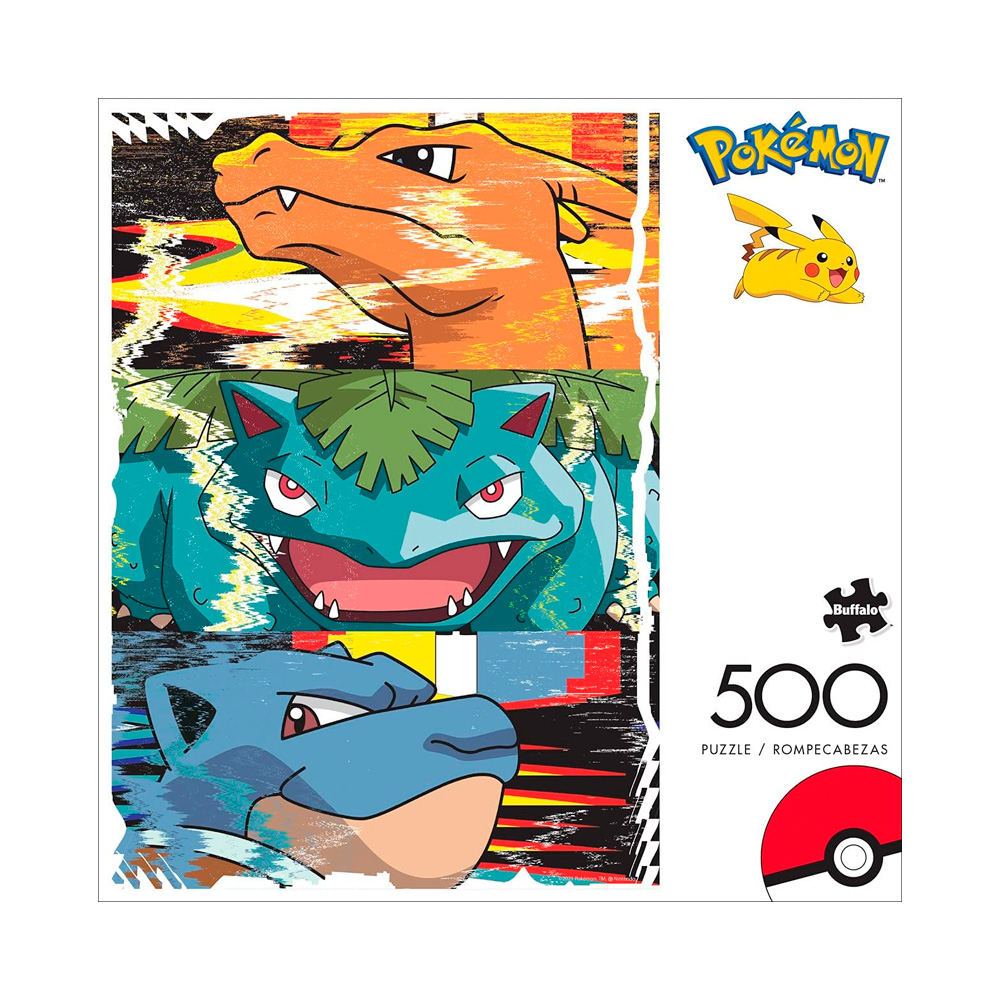 Pokemon Rompecabeza Charizard Venusaur Blastoise 500 Piezas - Imagen 2