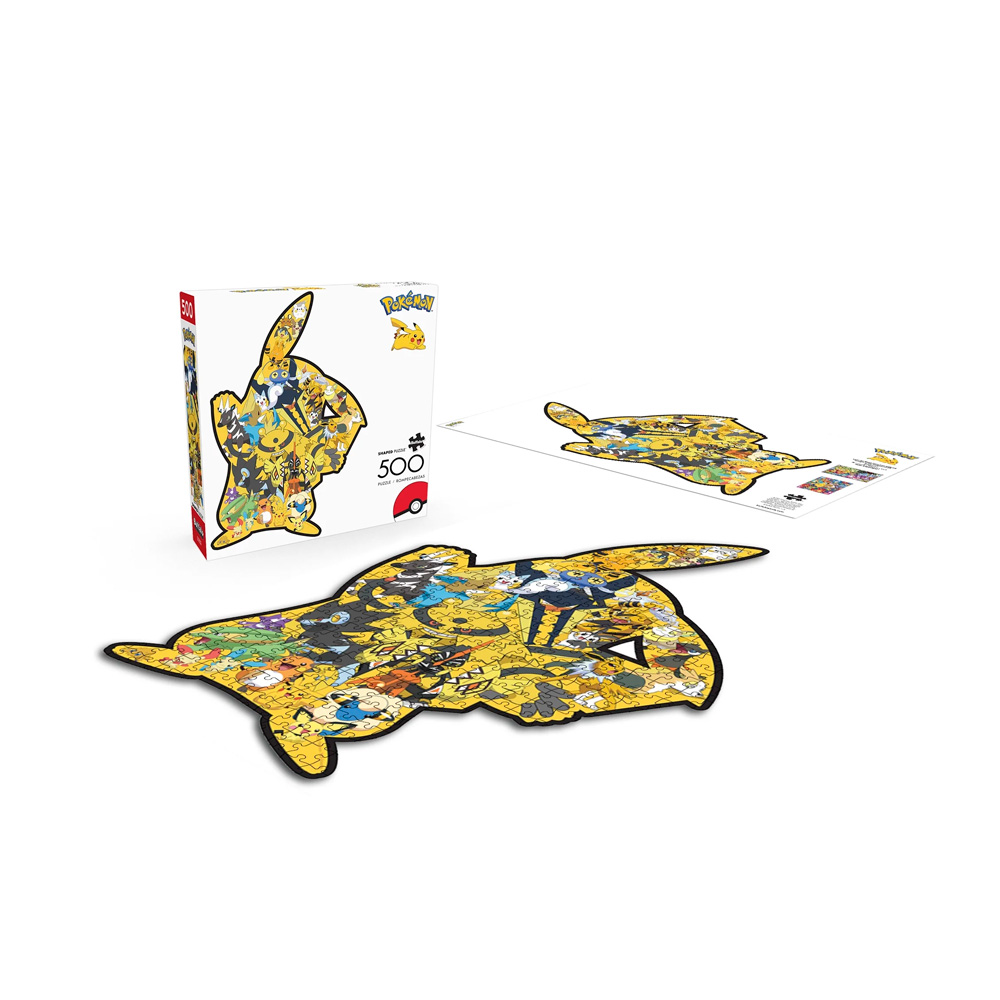 Pokemon Rompecabeza Forma de Pikachu 500 Piezas - Imagen 5