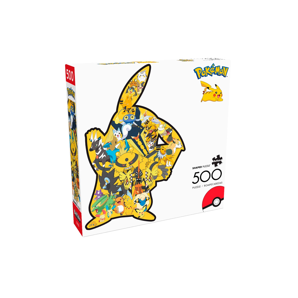 Pokemon Rompecabeza Forma de Pikachu 500 Piezas - Imagen 2