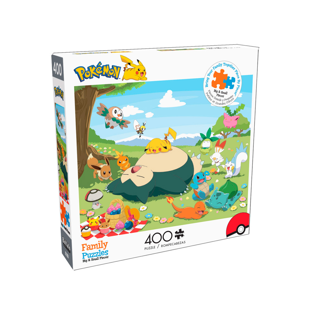 Pokemon Rompecabeza Snorlax Dia de Campo 400 Piezas