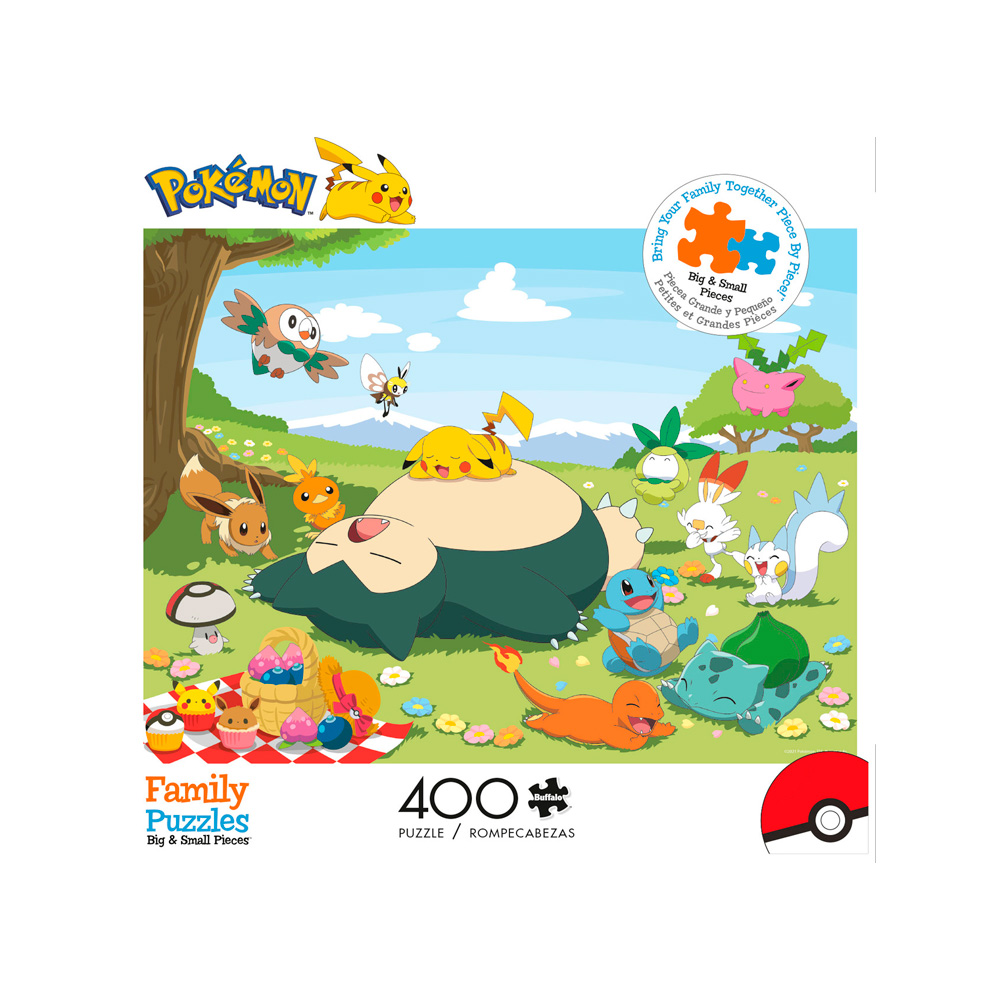 Pokemon Rompecabeza Snorlax Dia de Campo 400 Piezas - Imagen 2