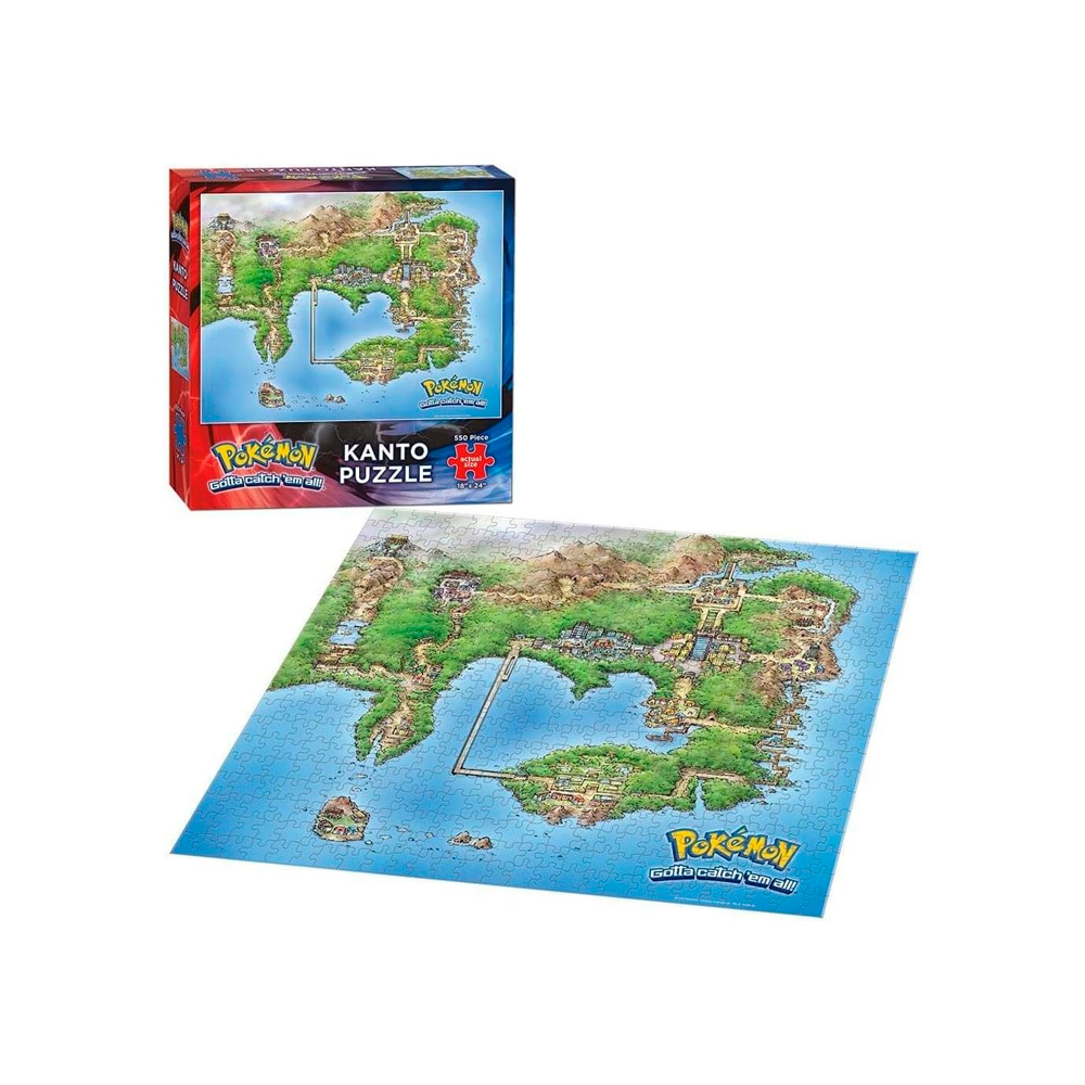 Pokemon Rompecabeza USAopoly Kanto 550 piezas - Imagen 4