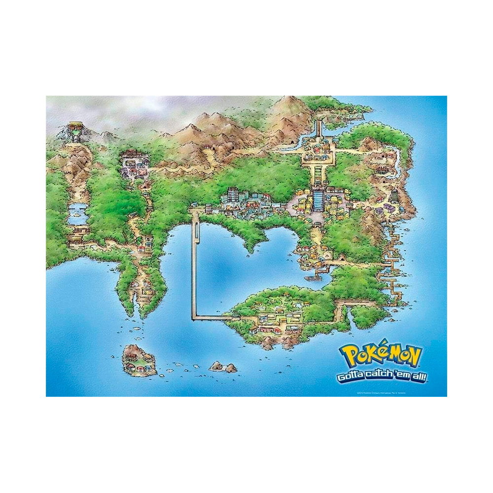 Pokemon Rompecabeza USAopoly Kanto 550 piezas - Imagen 3