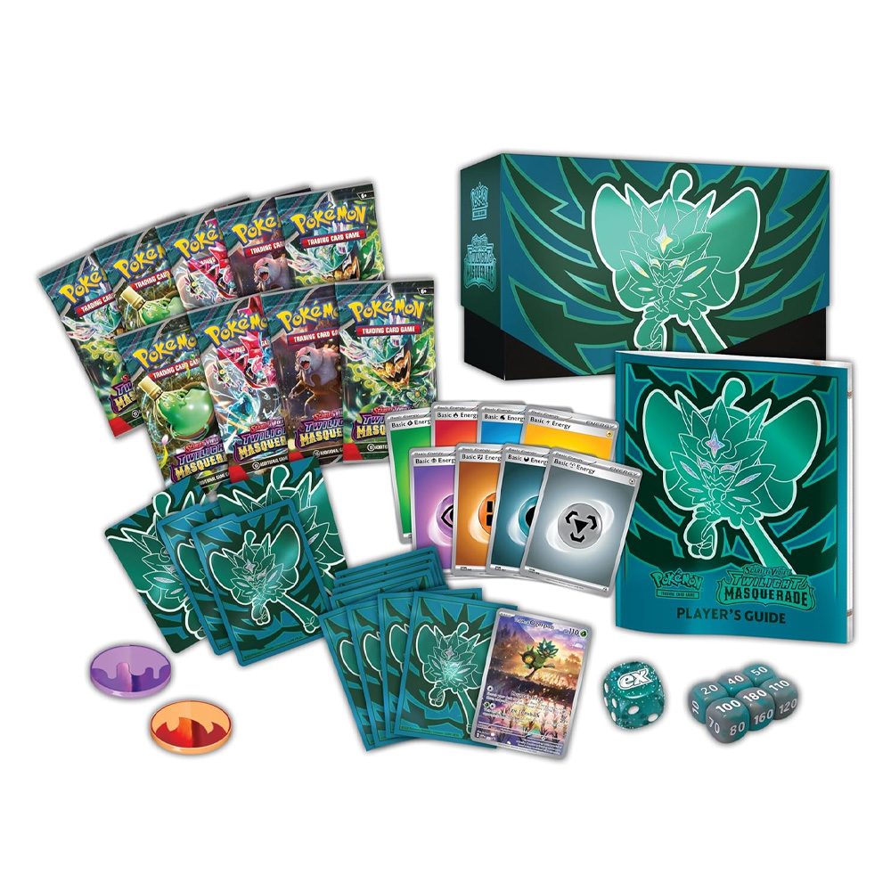 Pokemon TCG Elite Trainer Box Twilight Masquerade Español - Imagen 4