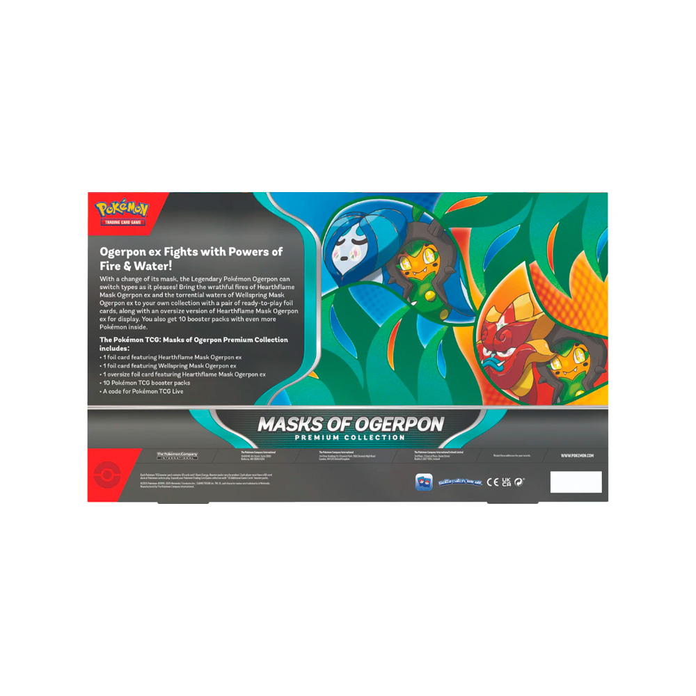 Pokemon TCG Masks of Ogerpon Ex Premium Collection Ingles - Imagen 3