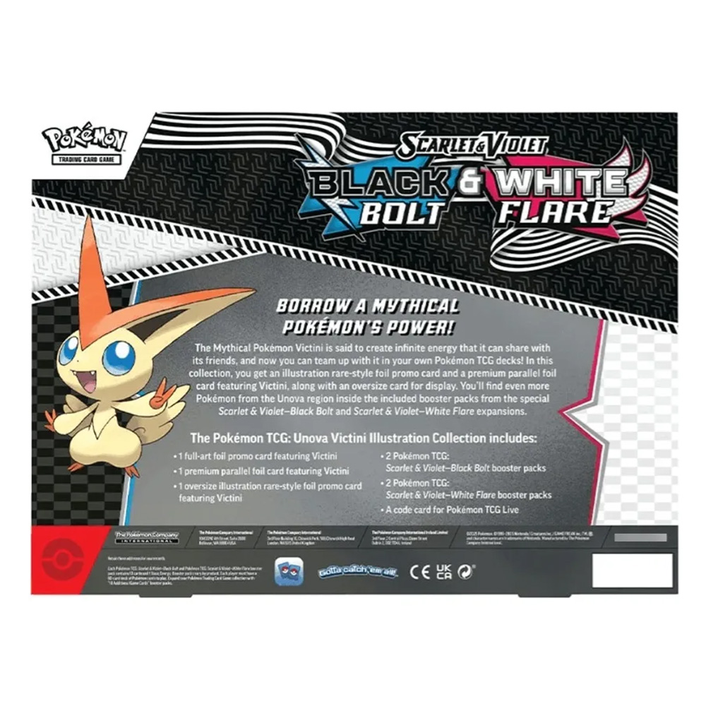 Pokemon TCG Unova Victini Illustration Collection Ingles - Imagen 3