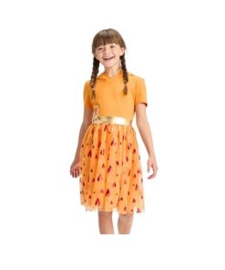 Pokemon Vestido Charmander Niña Disfraz Talla 14