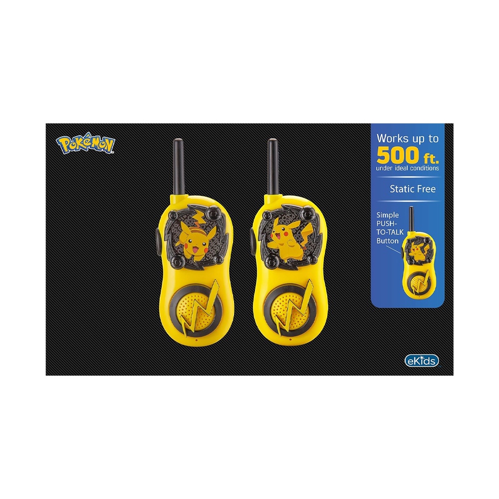 Pokemon Walkie Talkies Pikachu FRS para Niños Set - Imagen 4