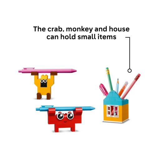 LEGO Classic Creative Happy Box Building Toy Set 11042 - Imagen 5