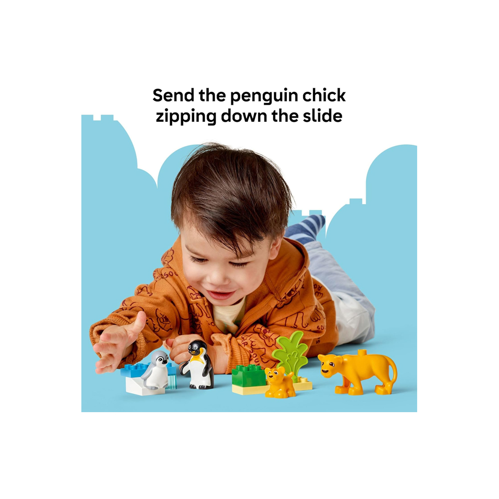 LEGO DUPLO Town Wild Animal Families Penguins Lions 10442 - Imagen 6