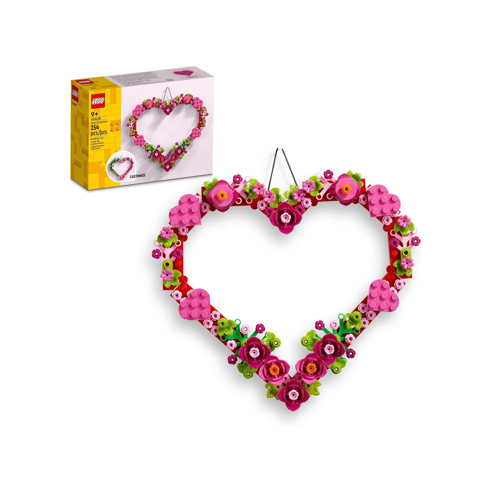 LEGO Heart Ornament Building Toy Set 40638